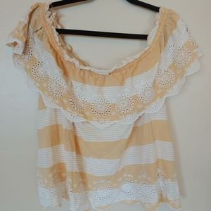 American Eagle off the shoulder top